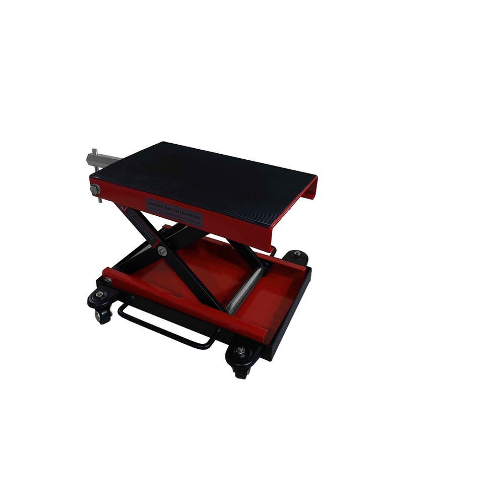 Thumbnail: Motorcycle Scissor Lift Table Stand with Wheels Maximum Height Side Angle 500KG