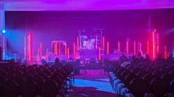 Stage Set Up Including Lighting