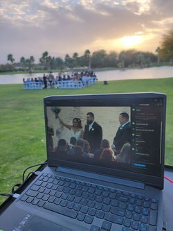 Desert Lakeside Wedding