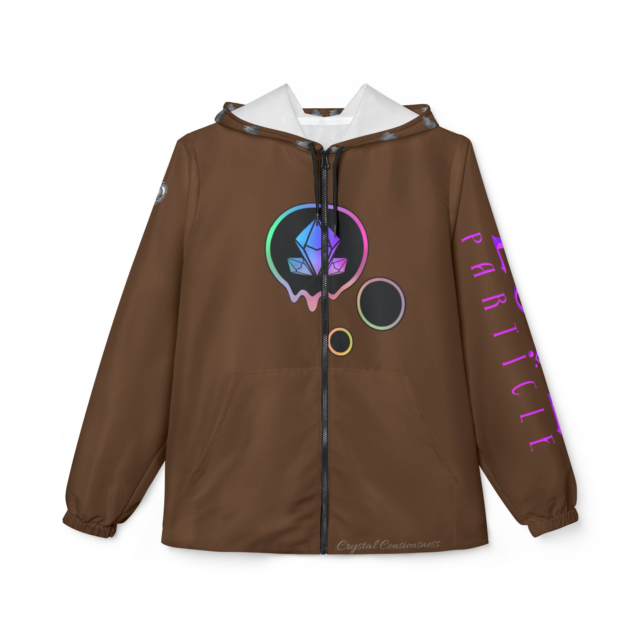 Love Particle - Crystals Windbreaker (Brown)