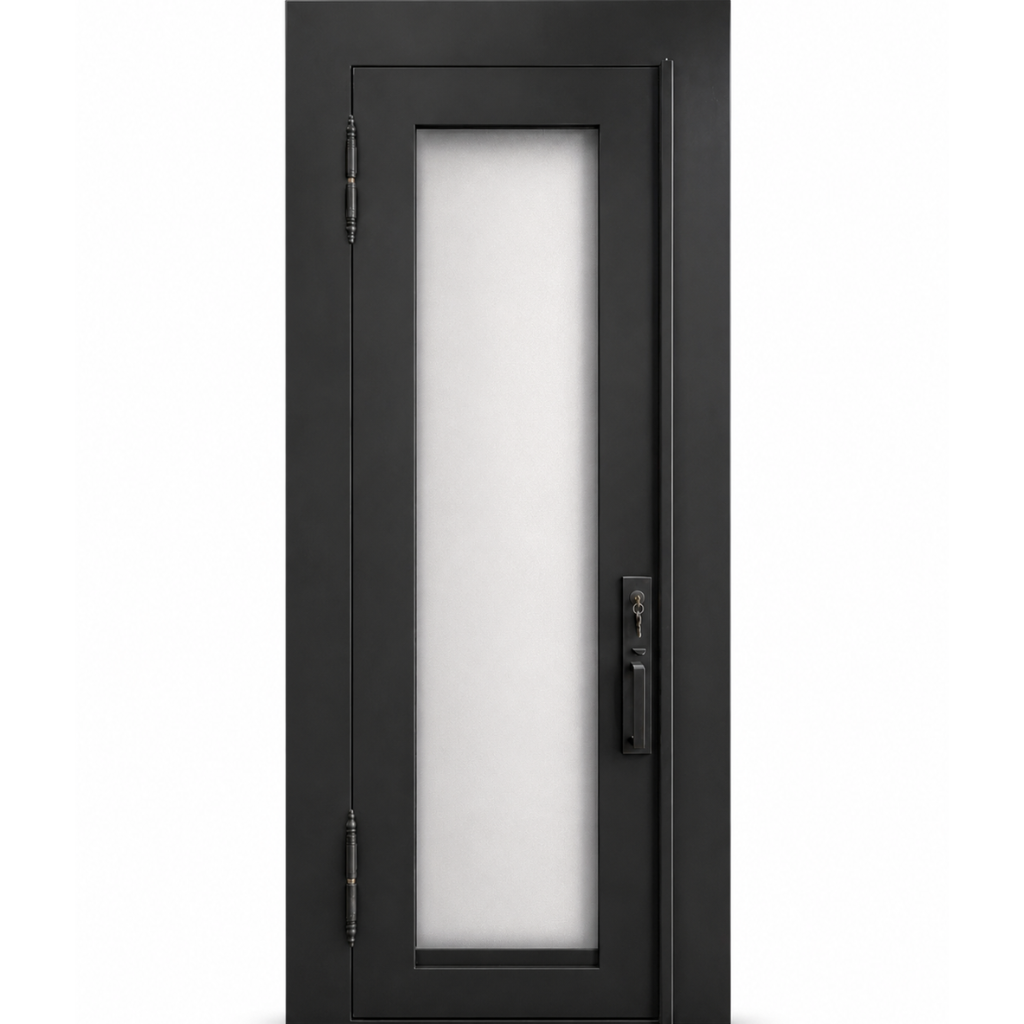 32x97.5 Modern Single Iron Door