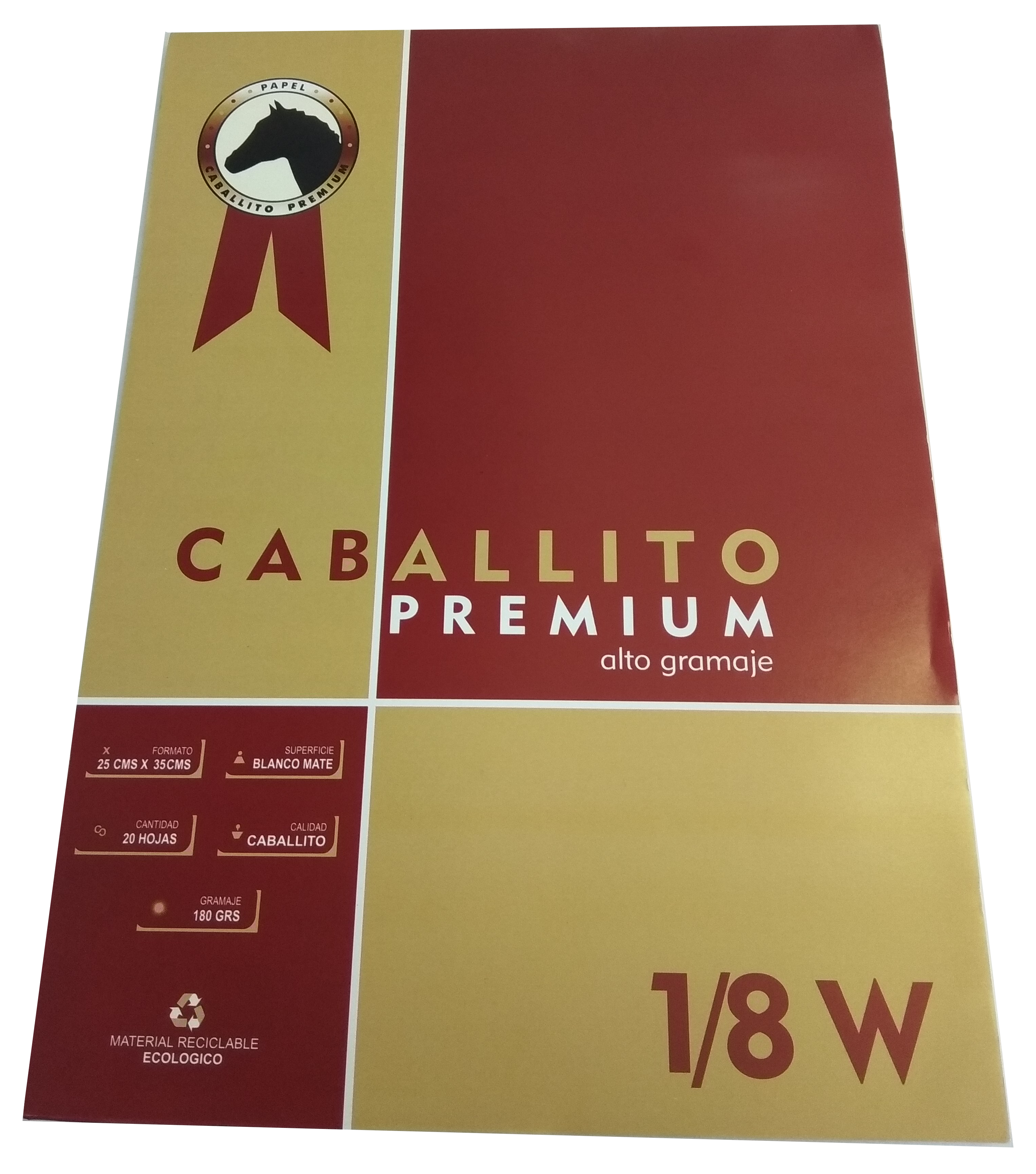 BLOCK DIBUJO CABALLITO 1/8W