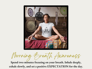 "Morning Breath Awareness: Igniting Positivity in Just 2 Minutes!"