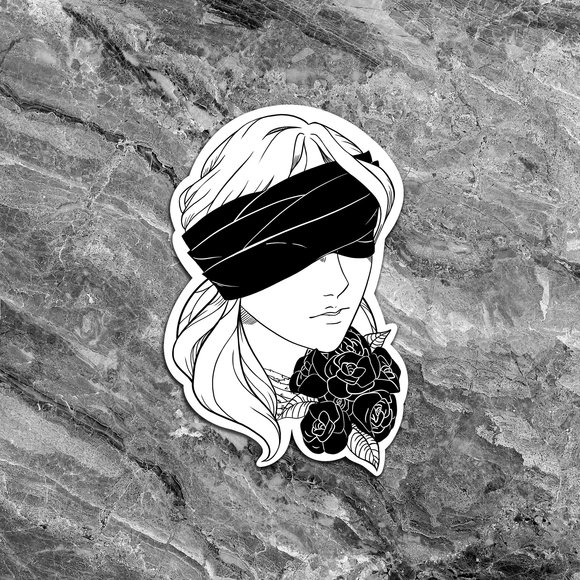 Blinded Love Sticker