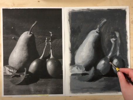 Akryylimaalauksen alkeet: Valööritutkielma