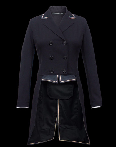 Women's Black Shadbelly w/Charcoal & Tan Trim | Charles Ancona