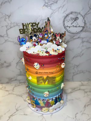 Rainbow Disneyland Themed