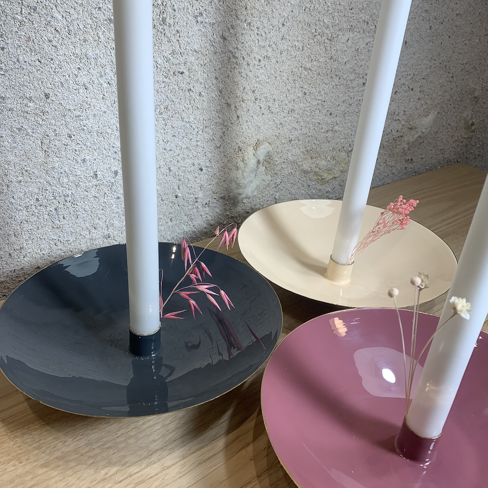 Miniature : Grand bougeoir bol