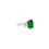Thumbnail: Emerald Cut Emerald Ring and Diamonds