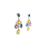 Thumbnail: Multi Color Sapphire Chandelier Earrings