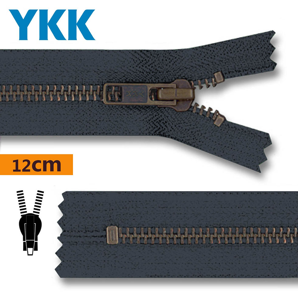 Fermeture éclair métal