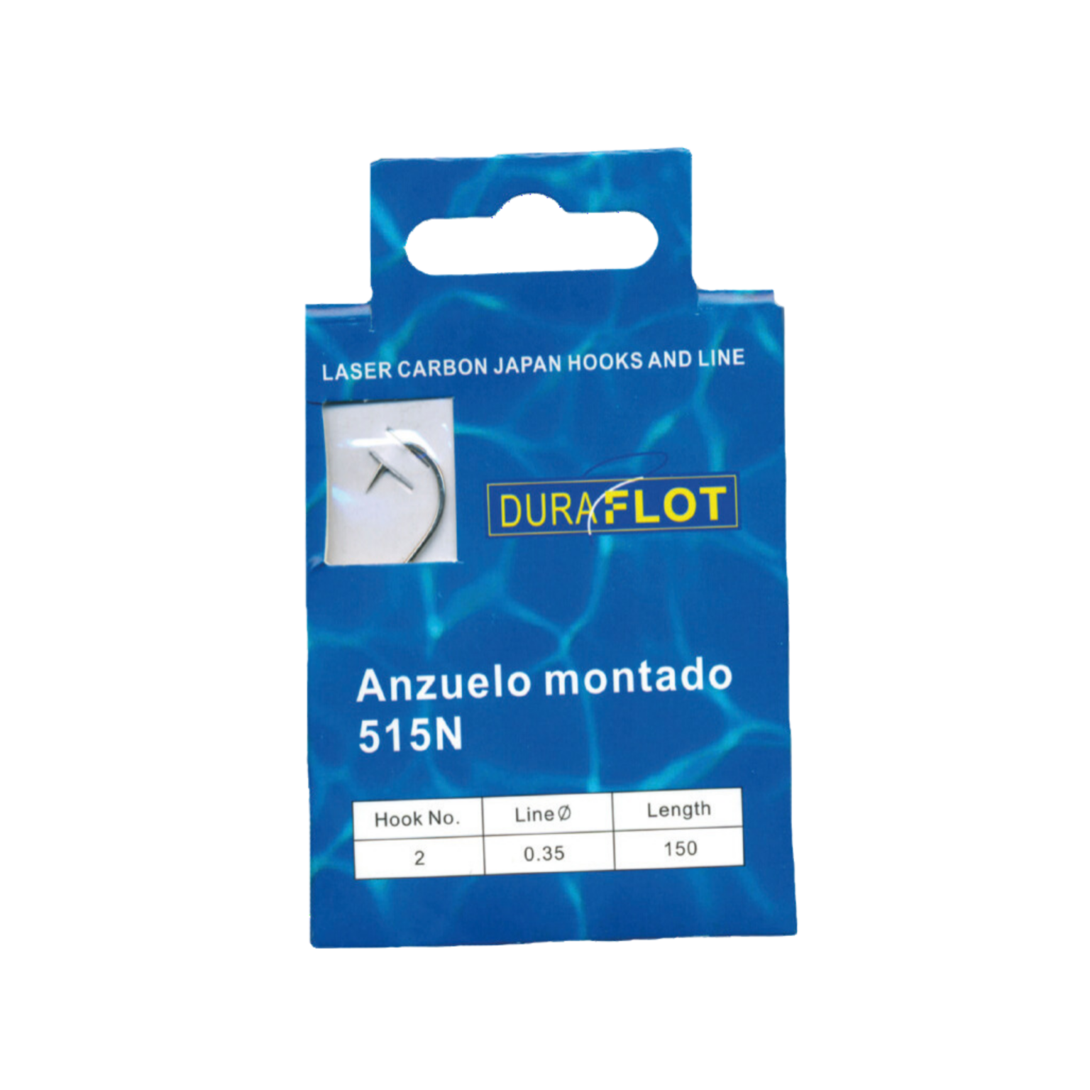 ANZUELO EMPATADO RECTO 515n DURAFLOT
