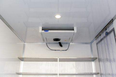 valmistatud kabiini sisemus