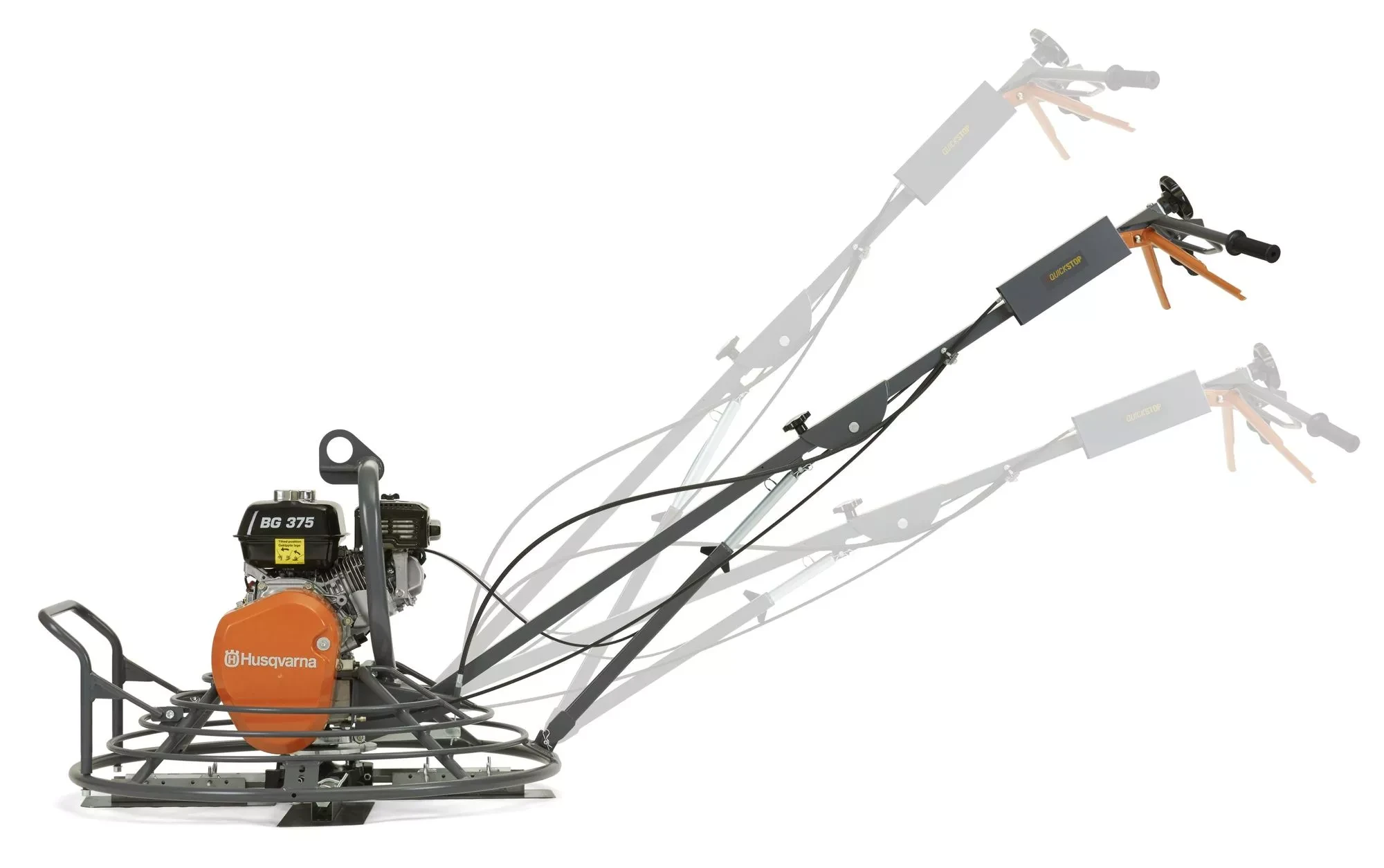 Zacieraczka spalinowa Husqvarna BG375 H6 L BC TP HONDA GX 200