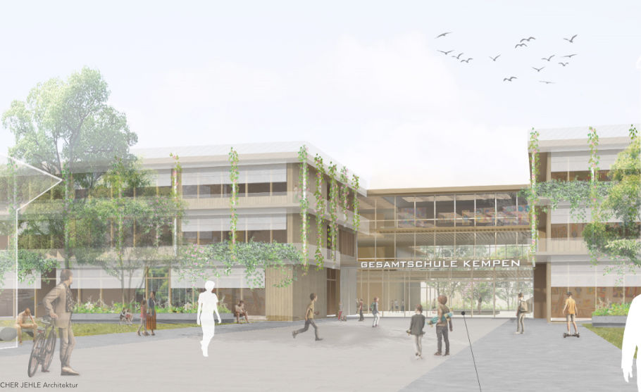 Neubau Erweiterungsgebäude Gesamtschule Kempen