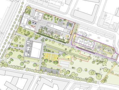 Baustart für das Schulzentrum Gerichtsweg in Leipzig