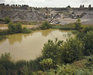 Waste Pool, Sand Quarry, Columbia County, New York 1988