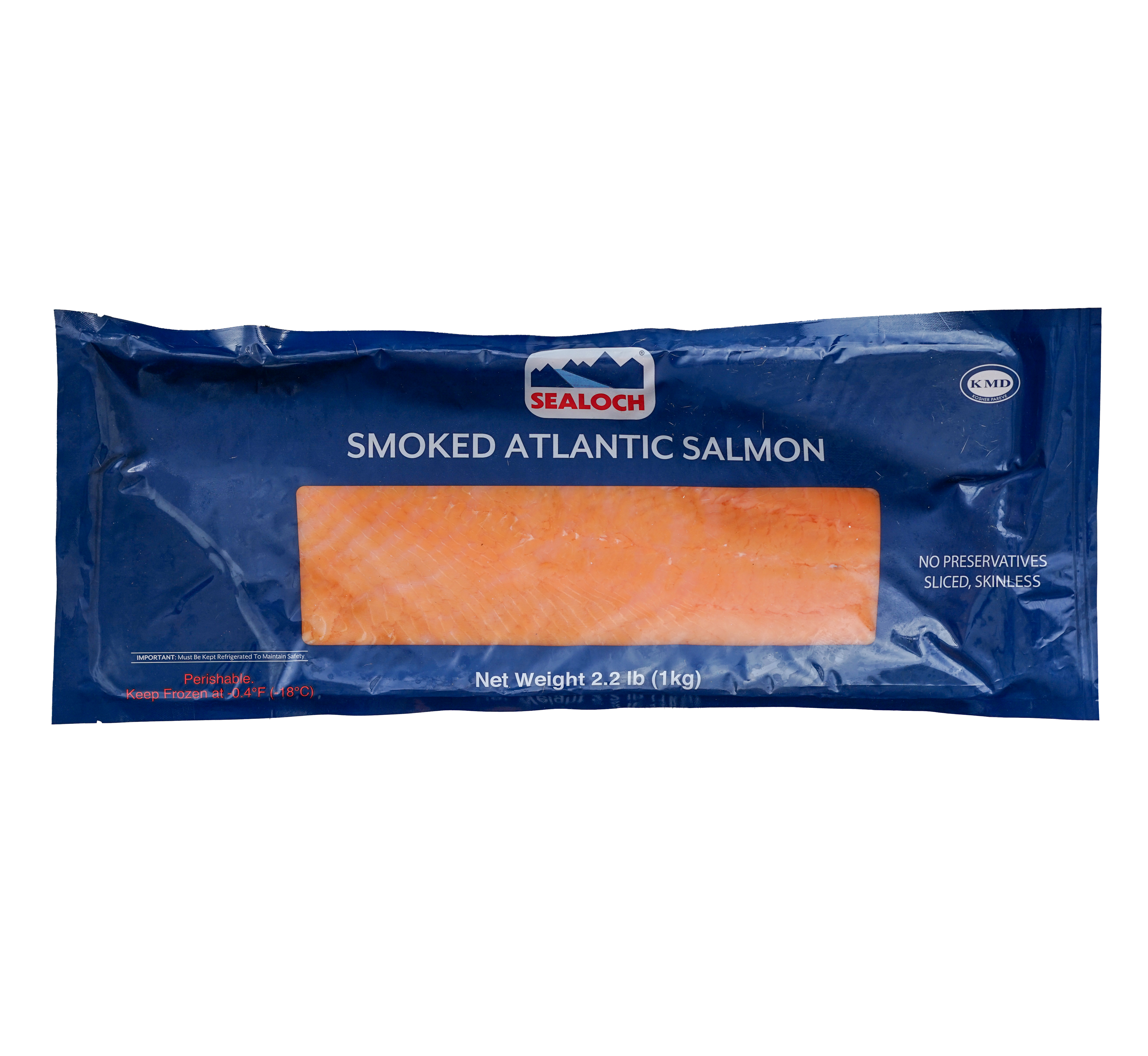 Smoked Atlantic Salmon machine pre-cut
