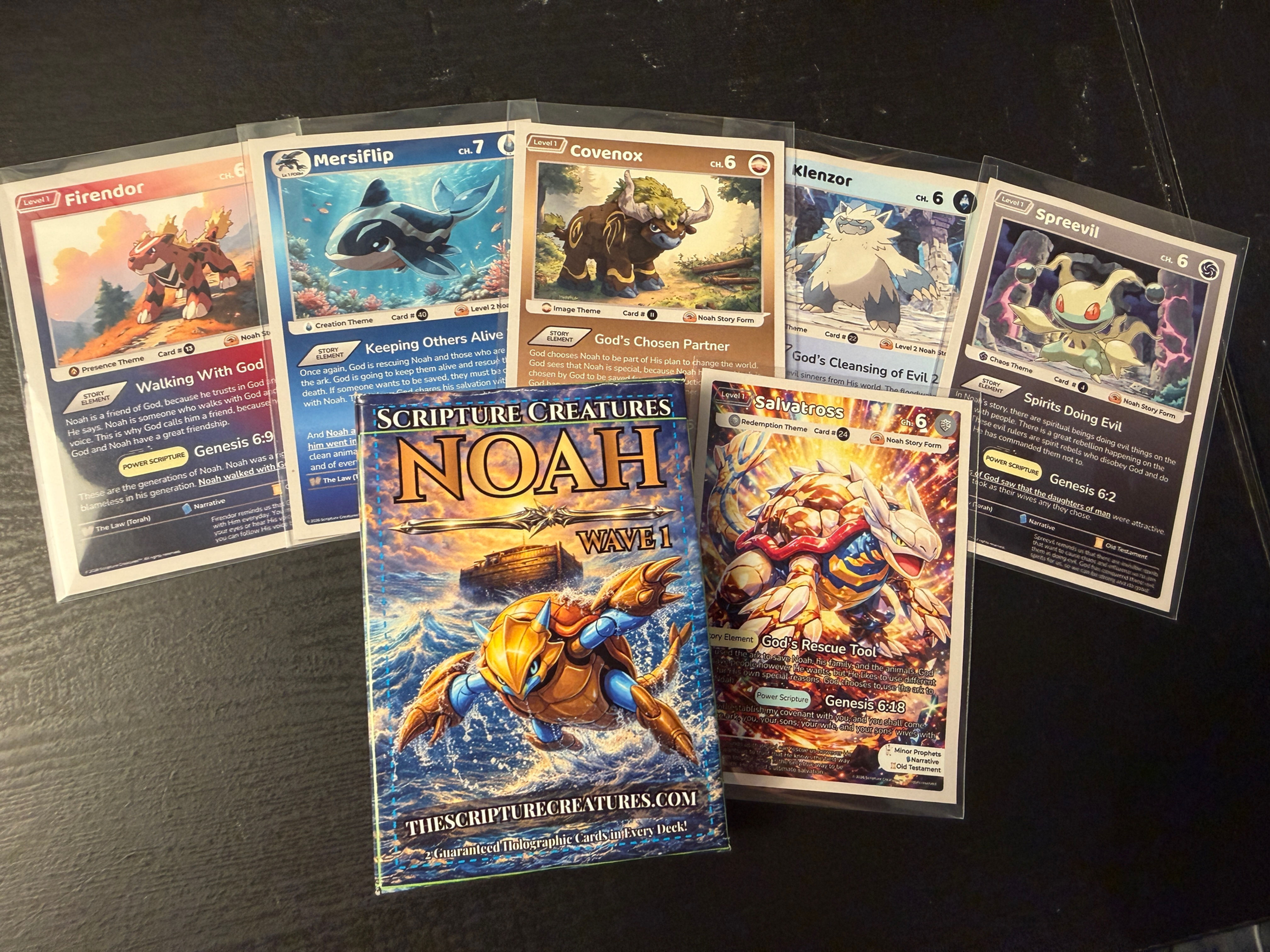 Scripture Creatures: Noah Deck Wave 1