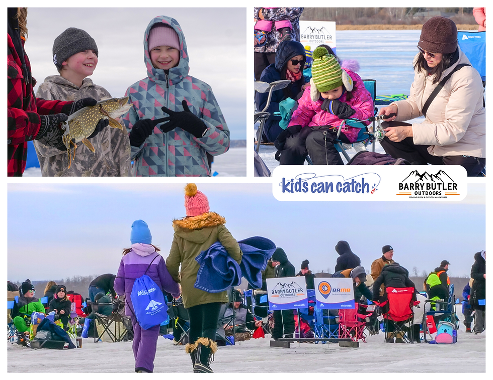 pictures from the Kids can catch event