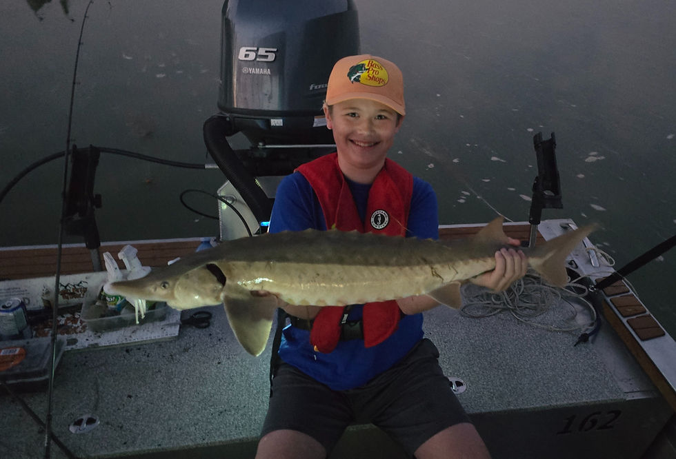 Hero shot of a young Anglers bucket list fish 
