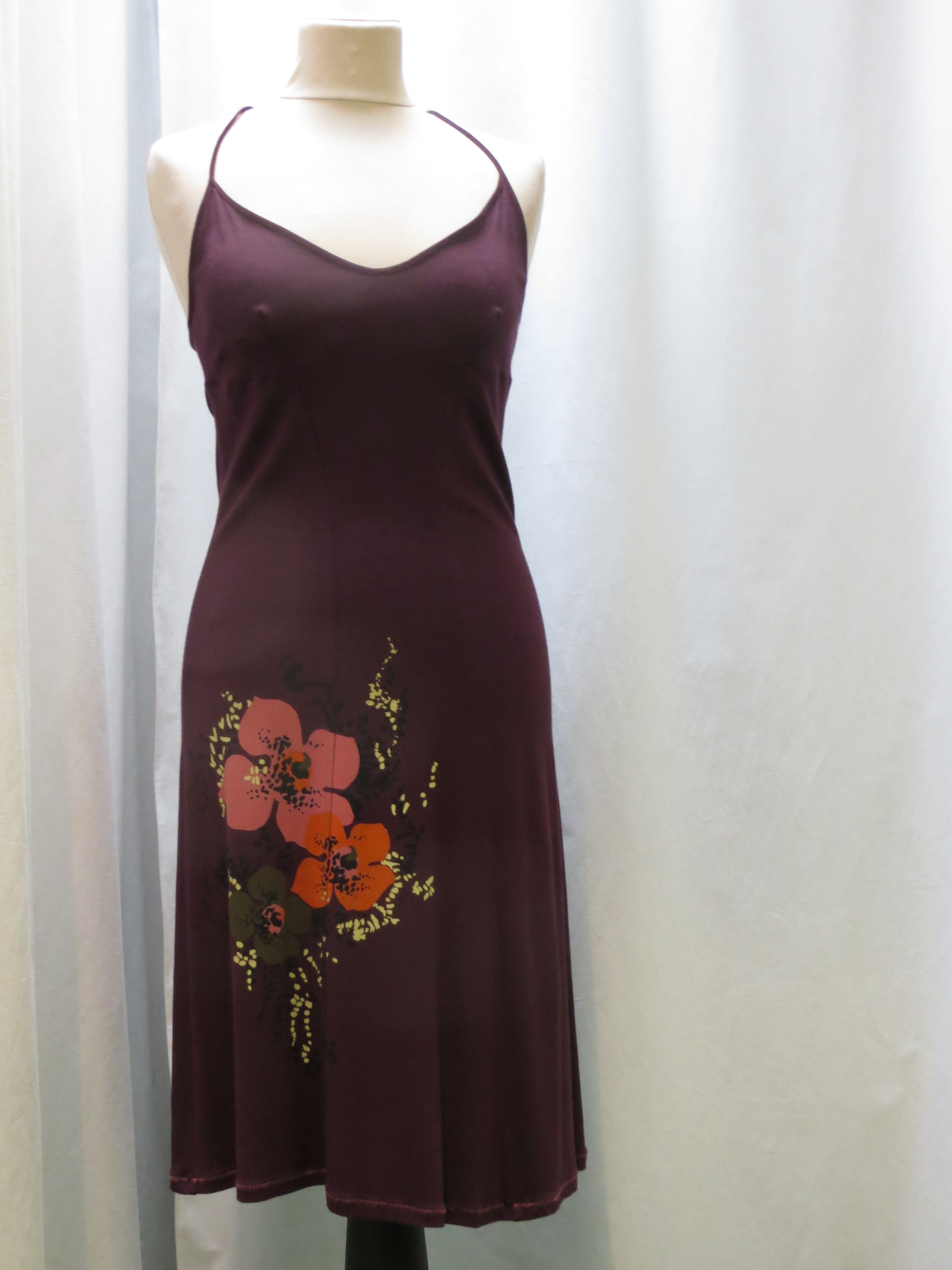 Robe short bordeaux " Kenzo "