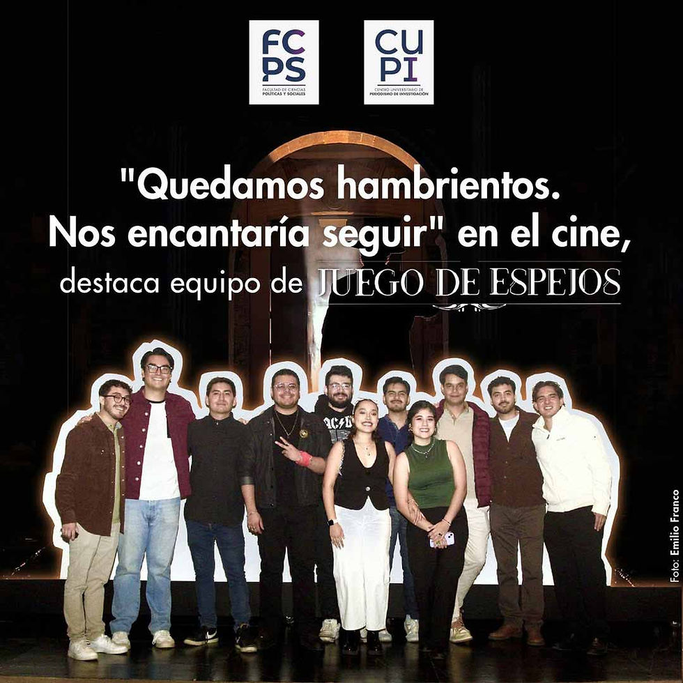 "Quedamos hambrientos. Nos encantaría seguir" en el cine: equipo Juego de Espejos