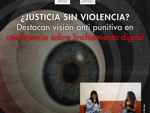 Destacan visión antipunitiva en conferencia sobre “funas” y linchamiento digital