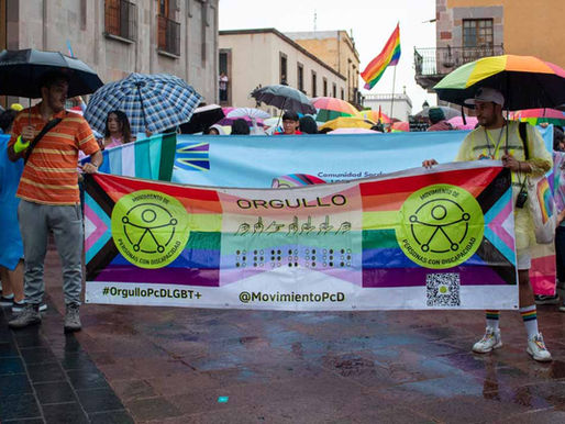 Participan 15 mil en "Marcha de Orgullo y Dignidad LGBTIQ+" de Querétaro