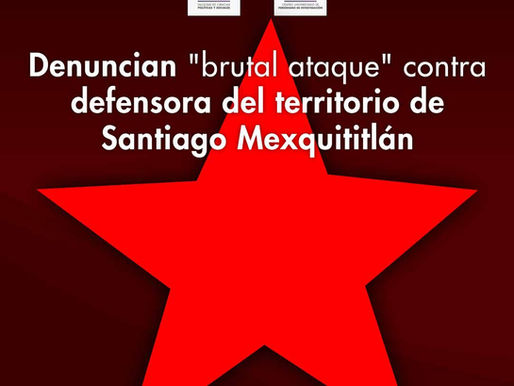Denuncian "brutal ataque" contra defensora del territorio de Santiago Mexquititlán