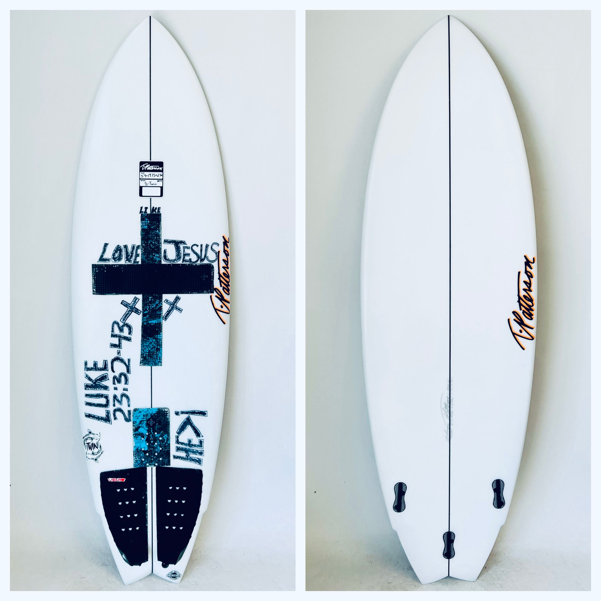 S-twin - 5'9 x 19.75 x 2.32 x 30.1L (Ken Workman Consignment)