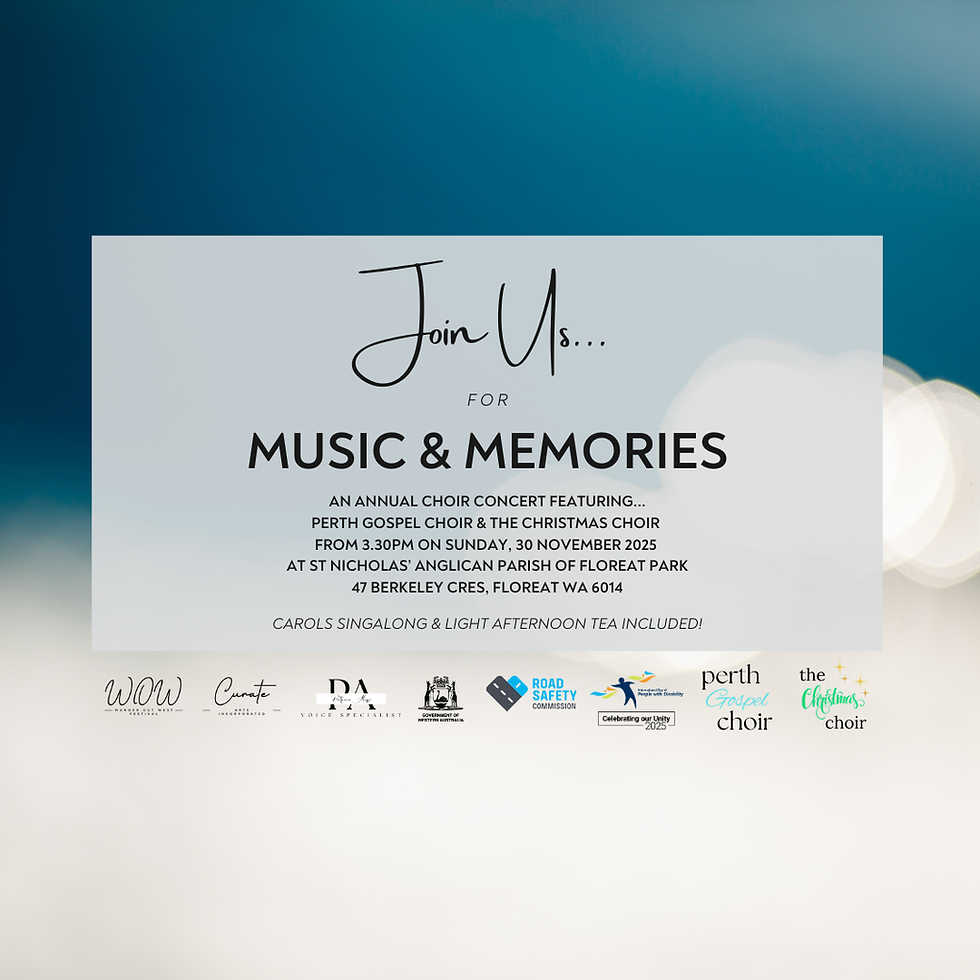 Music & Memories Annual Concert
