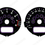 Thumbnail: Mini Cooper R53 Twin Facelift KM/H V2 Plain Custom Dial Cards 8 Colours