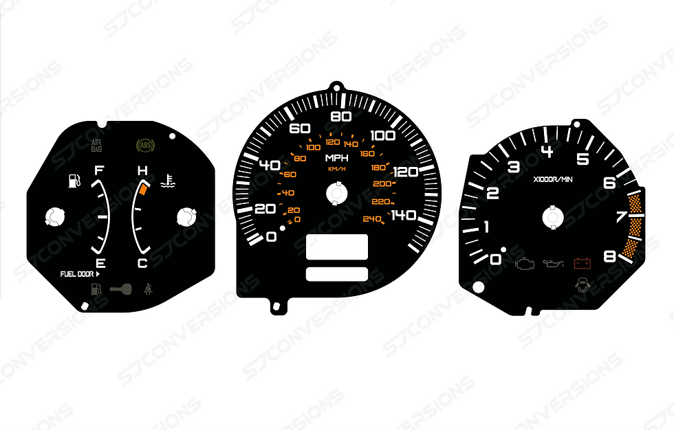 Thumbnail: Subaru Forester SG Plain Dial Cards 8 Colours