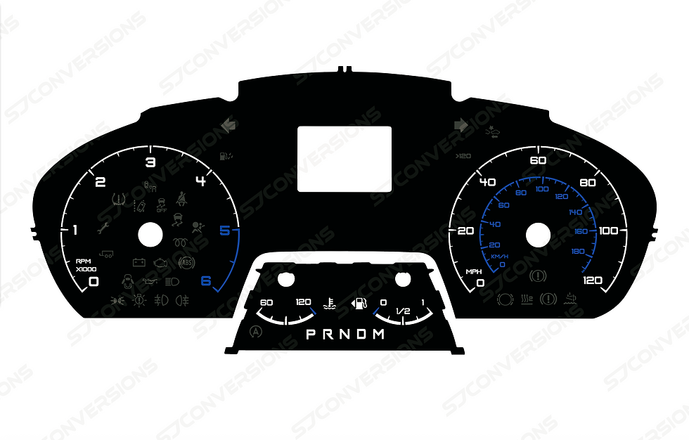 Thumbnail: Ford Transit Mk9 Auto Plain Dial Cards 8 Colours