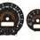 Thumbnail: Mini Cooper R53 KM/H V2 Carbon Custom Dial Cards 8 Colours