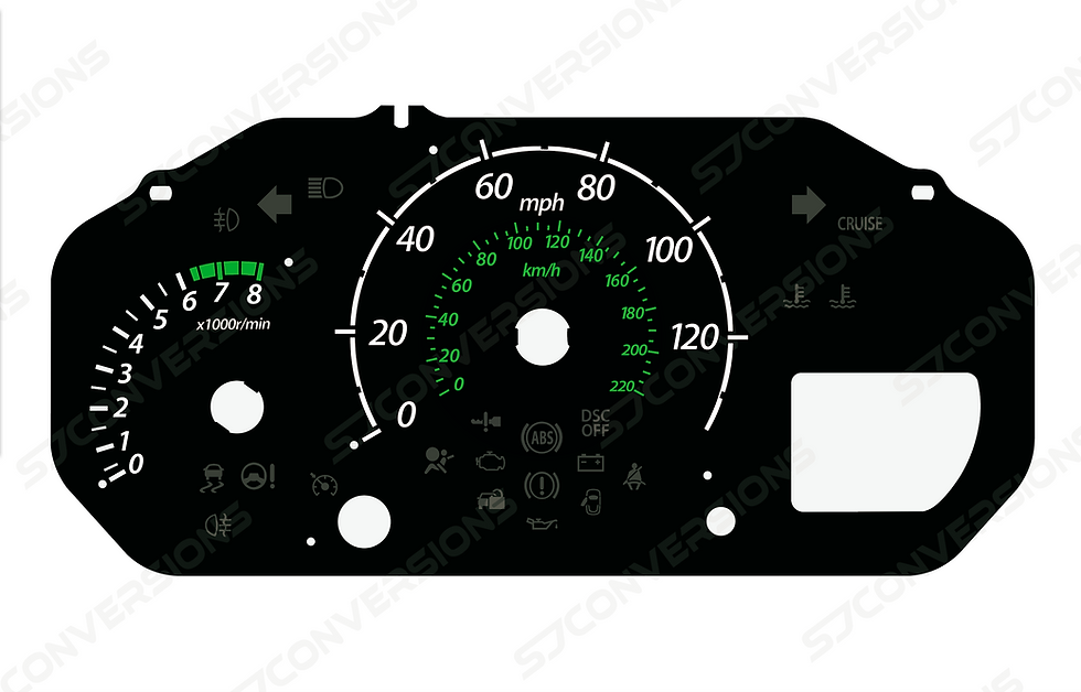 Thumbnail: Mazda 2 Plain Dial Cards 8 Colours