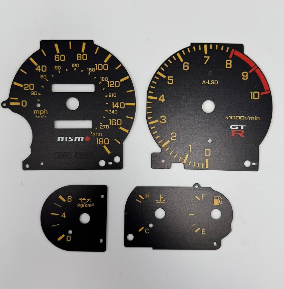 Thumbnail: Nissan Skyline R33 GTR 180MPH Conversion Nismo Style Plain Dial Cards