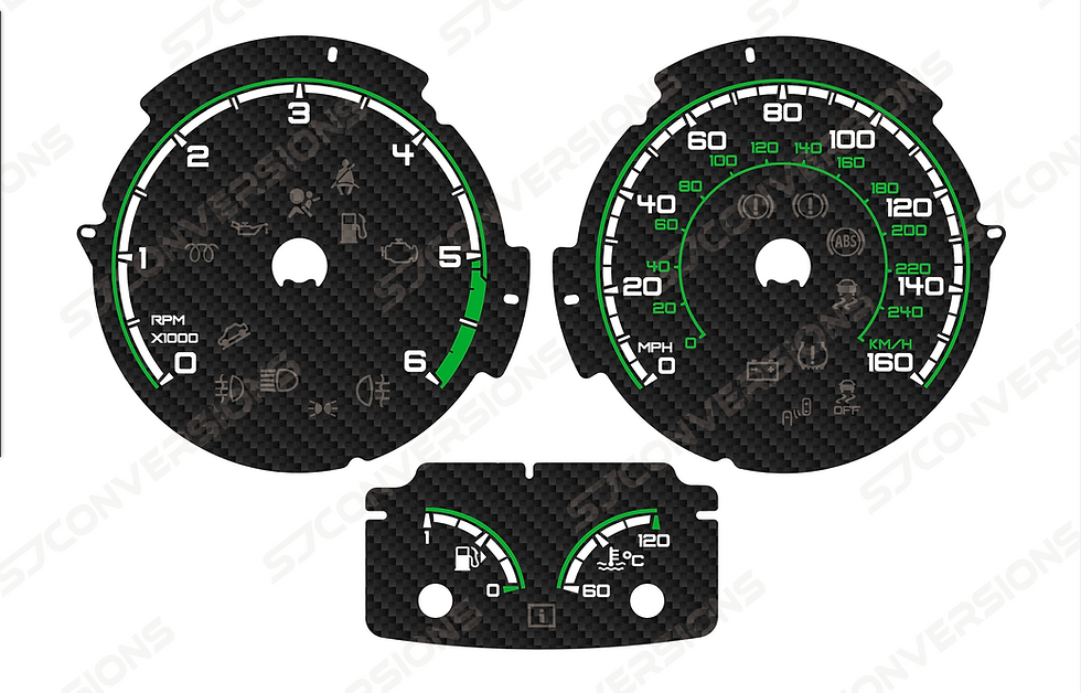 Thumbnail: Ford Kuga Mk2 Diesel ST Style Carbon Dial Cards 8 Colours