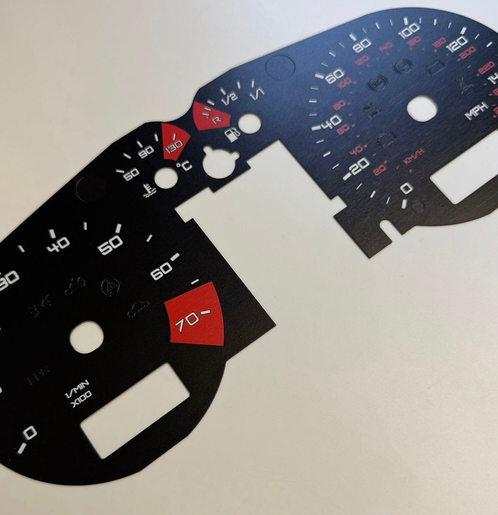 Thumbnail: Audi TT Mk1 Petrol Plain Dial Cards 8 Colours