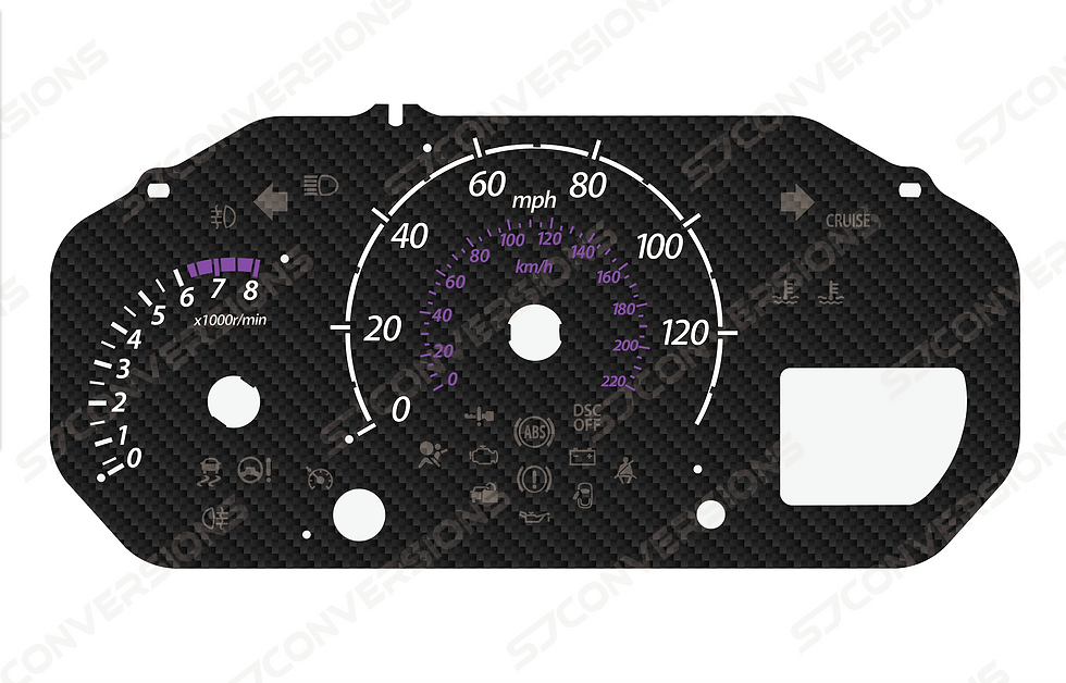 Thumbnail: Mazda 2 Carbon Dial Cards 8 Colours
