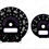 Thumbnail: Mini Cooper R53 V2 Plain Custom Dial Cards 8 Colours