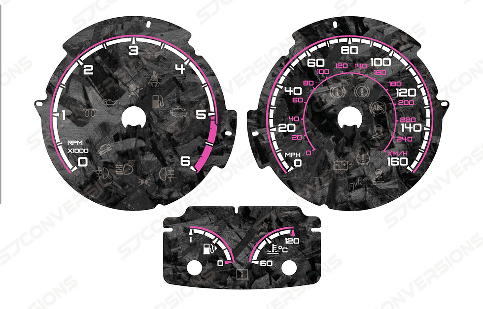 Thumbnail: Ford Kuga Mk2 Diesel ST Style Forged Carbon Dial Cards 8 Colours