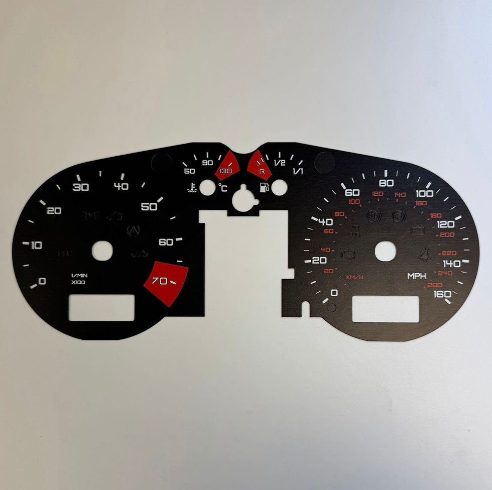 Thumbnail: Audi TT Mk1 Petrol Plain Dial Cards 8 Colours