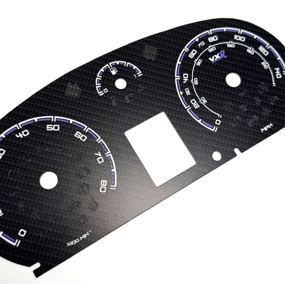 Thumbnail: Vauxhall Corsa D VXR Carbon Dial Cards 8 Colours