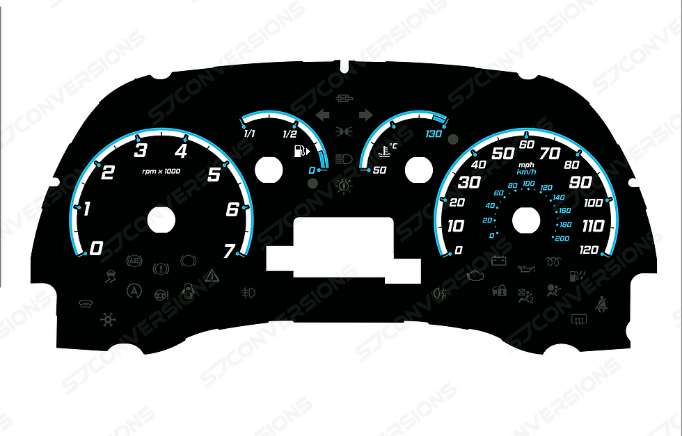 Thumbnail: Ford KA Mk2 Plain Dial Cards 8 Colours