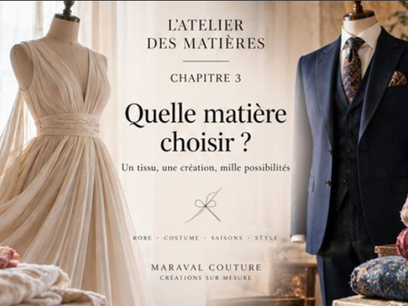 #Chapitre 3 : Quelle matière choisir ?
