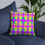 Thumbnail: Neon Psychedelic BOHO Chic Decor Throw Pillow Tween