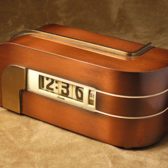Kem Weber, Pendule à affichage numérique (Lawson Zephyr Clock), vers 1933