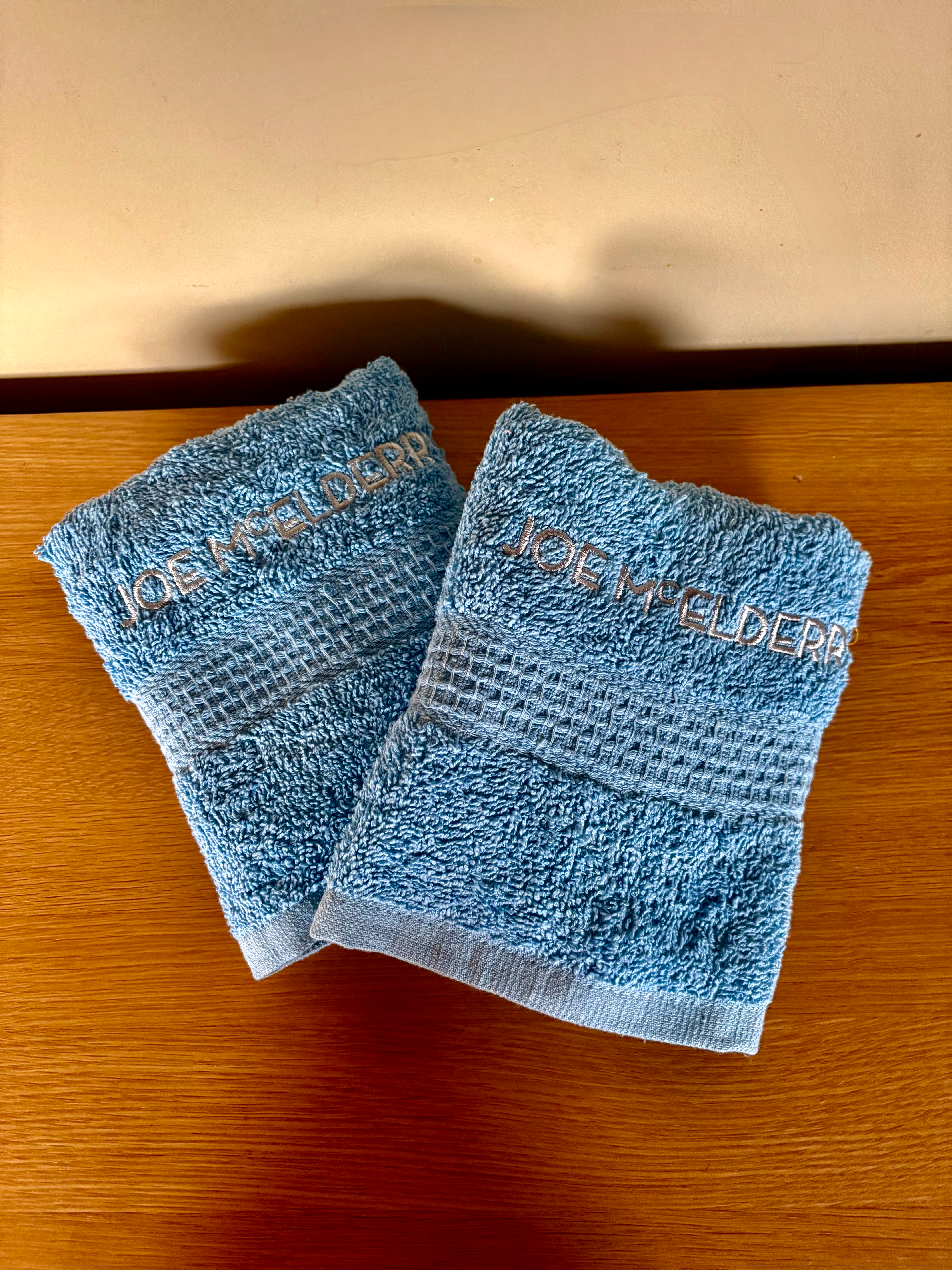 JMC Silver Beach Club Embroidered Hand Towel.   